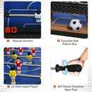 HOMCOM 2ft Indoor MDF Football Table-Top Blue