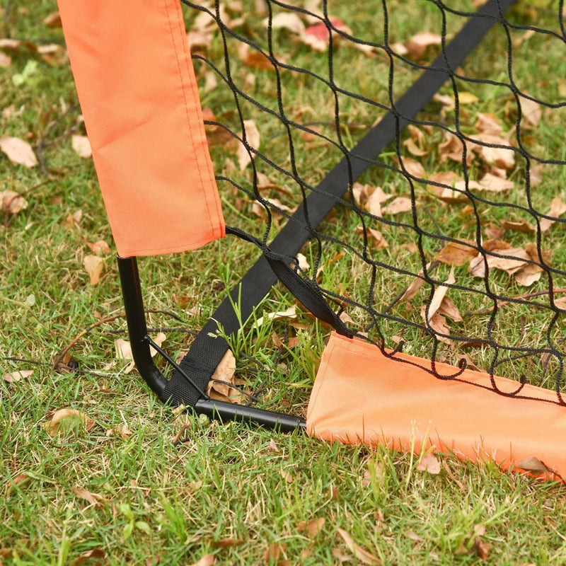 Tetoron Mesh Outdoor Folding Football Goal Orange