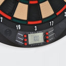 HOMCOM Plastic Electronic Dartboard W/ 6 Darts Black