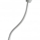 Steel Duo-Head Floor Lamp Silver