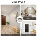 HOMCOM Mini Style Modern Crystal Ceiling Lamp Crystal Chandelier for Bedroom, Hallway, Kitchen, G9 Lamp Holder, Silver Study Foyer