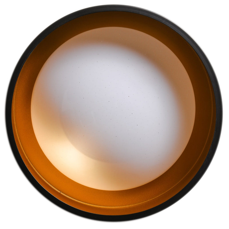HOMCOM LED Ceiling Light Modern Ceiling Lamp 22W 1500 Lumen Cold White Light Mount Ceiling Lamp for Living Room Bedroom Kitchen Hallway Home Office