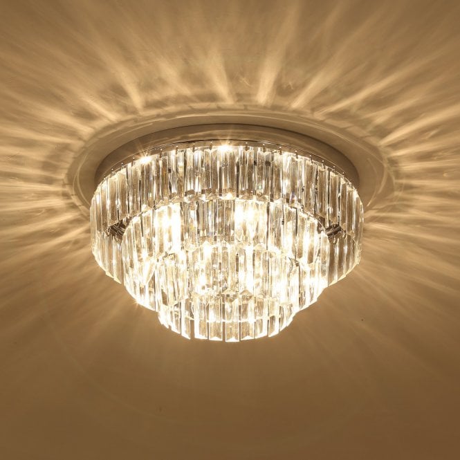 60CM Luxury Crystal Chandelier Flush Mount Ceiling Lighting Fixture 60CM Luxury Crystal Chandelier Flush Mount Ceiling Lighting Fixture