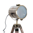 HOMCOM Floor Lamp, 33L-Wood/Bronze Colour