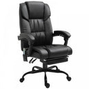 Vinsetto PU Leather Chair For Office Gaming Chair For Racing Massage Chair Electric Padded Height Angle Adjustable 5 Wheels w/Remote Comfort Masseuse Relaxation Swivel Ergonomic Black