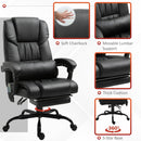 Vinsetto PU Leather Chair For Office Gaming Chair For Racing Massage Chair Electric Padded Height Angle Adjustable 5 Wheels w/Remote Comfort Masseuse Relaxation Swivel Ergonomic Black