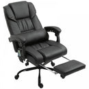 Vinsetto PU Leather Chair For Office Gaming Chair For Racing Massage Chair Electric Padded Height Angle Adjustable 5 Wheels w/Remote Comfort Masseuse Relaxation Swivel Ergonomic Black