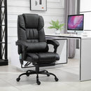 Vinsetto PU Leather Chair For Office Gaming Chair For Racing Massage Chair Electric Padded Height Angle Adjustable 5 Wheels w/Remote Comfort Masseuse Relaxation Swivel Ergonomic Black