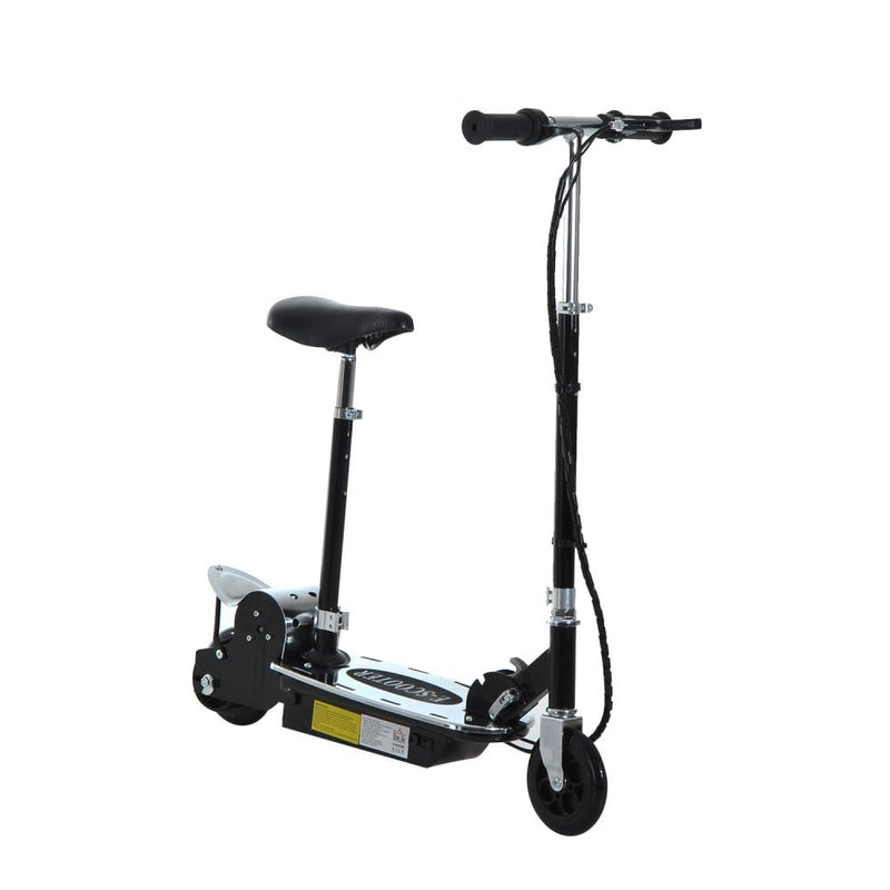 ALPINE SPIRIT Foldable E-Scooter Electric 12V Battery 120W Adjustable Ride on Outdoor Toy-Black