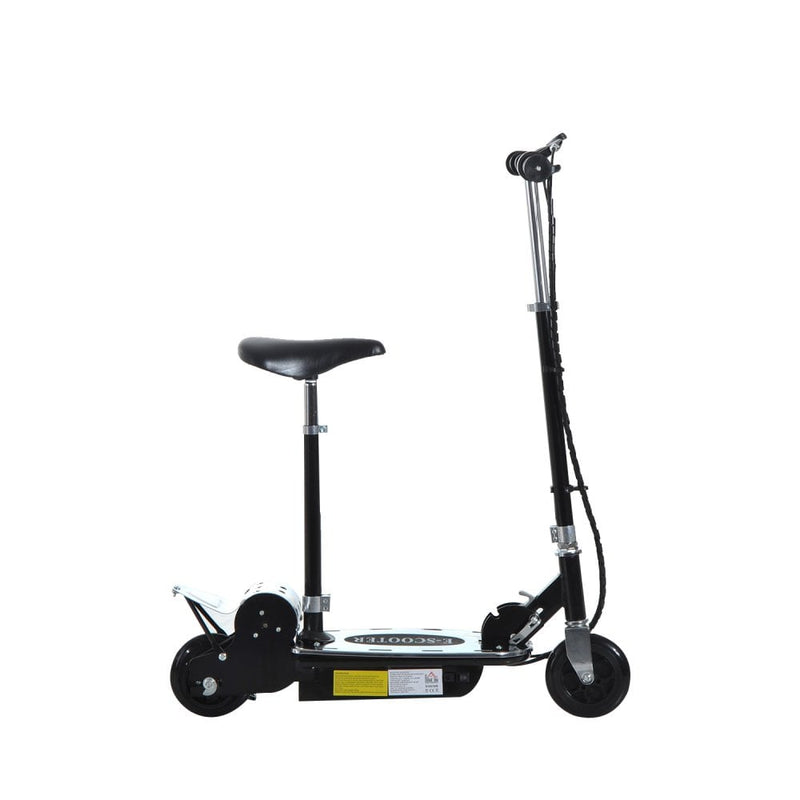 ALPINE SPIRIT Foldable E-Scooter Electric 12V Battery 120W Adjustable Ride on Outdoor Toy-Black