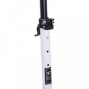 ALPINE SPIRIT Foldable Kick Scooter, Adjustable Height, 93.5L x 38W x 95-105Hcm-White