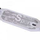 ALPINE SPIRIT White Foldable Kick Scooter, Adjustable Height, 94L x 38W x 90-105Hcm