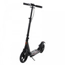 ALPINE SPIRIT Teen/Adults Aluminium Folding Kick Scooter W/ Adjustable Handlebar Black