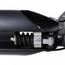 ALPINE SPIRIT Teen/Adults Aluminium Folding Kick Scooter W/ Adjustable Handlebar Black