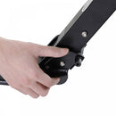 ALPINE SPIRIT Teen/Adults Aluminium Folding Kick Scooter W/ Adjustable Handlebar Black