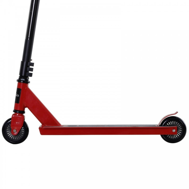 HOMCOM Stunt Scooters for Beginners Trick Stunt Scooter with Stable Performance Freestyle Kick Scooter for Teenagers 14 Years and Up Red Complete