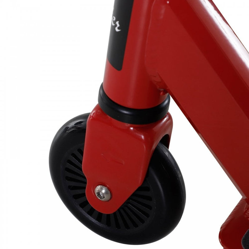 HOMCOM Stunt Scooters for Beginners Trick Stunt Scooter with Stable Performance Freestyle Kick Scooter for Teenagers 14 Years and Up Red Complete