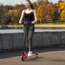 HOMCOM Stunt Scooters for Beginners Trick Stunt Scooter with Stable Performance Freestyle Kick Scooter for Teenagers 14 Years and Up Red Complete
