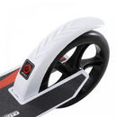 HOMCOM Teen/Adults Aluminium Folding Kick Scooter with Shock Mitigation System White