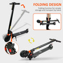 Aluminium Alloy Speed Adjustable Electric Scooter w/ Light Black