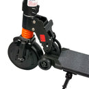 Aluminium Alloy Speed Adjustable Electric Scooter w/ Light Black