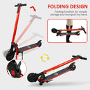 Aluminium Alloy Electric Scooter Bike Speed Adjustable for Adults w/ Light Red