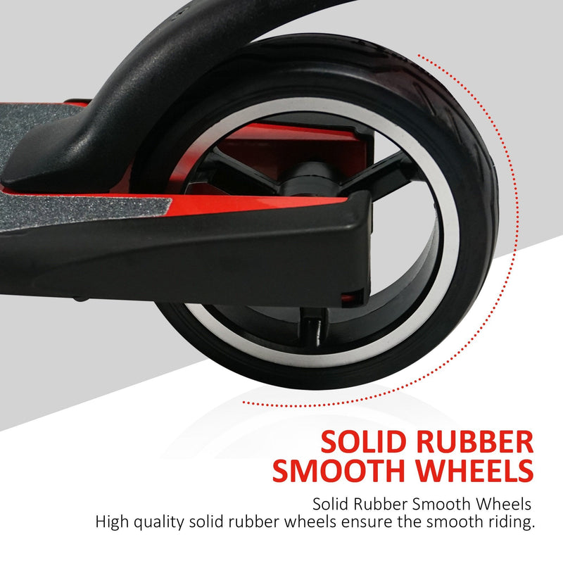 Aluminium Alloy Electric Scooter Bike Speed Adjustable for Adults w/ Light Red