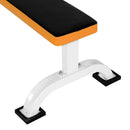 Fitness Flat Bench-Black/Orange