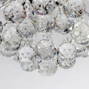 HOMCOM Crystal Ceiling Lighting Chandelier Mordern Style Pendant Light