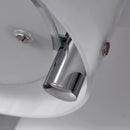 HOMCOM 3 Lights Acrylic Lamp Light Indoor Pendant Chandelier Flush Mount Office Living Room Bedroom-White