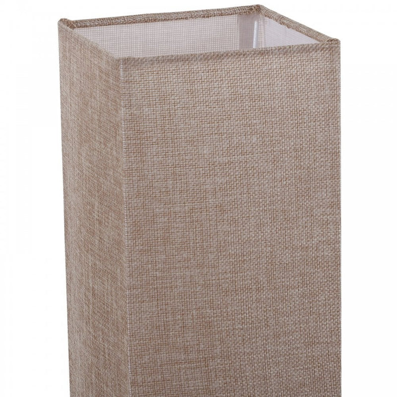 HOMCOM Linen Shade Tall Floor Lamp Beige