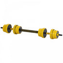 20KGS Dumbbell & Barbell  Adjustable Set Plate Bar Clamp Rod Home Gym Sports Area Exercise Ergonomic Fitness