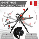 Steel Adjustable Pain Relief Gravity Inversion Table Red/Black