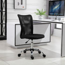 Vinsetto Mesh Ergonomic Home Office Chair w/ Wheels Black