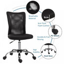 Vinsetto Mesh Ergonomic Home Office Chair w/ Wheels Black