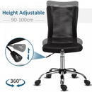 Vinsetto Mesh Ergonomic Home Office Chair w/ Wheels Black