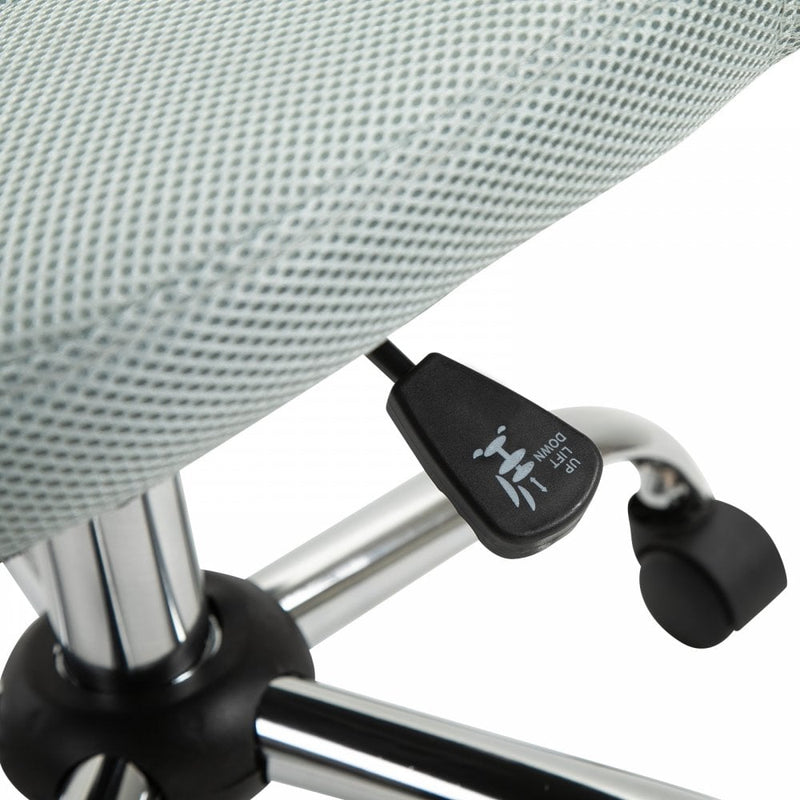 Vinsetto Mesh Ergonomic Home Office Chair w/ Wheels Grey