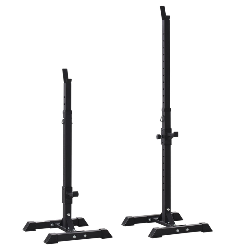 Heavy Duty Weights Bar Barbell Squat Stand Stands Barbell Rack Spotter GYM Fitness Power Rack Holder Bench New Workout