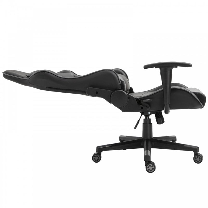 Vinsetto High Back Racing Gaming Chair Reclining 360-¦ Swivel Rocking Height Adjustable with Pillow and Build-in Lumbar Home Black PU Leather