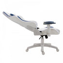 Vinsetto PU Leather LED Light Gaming Chair w/ Pillows Blue