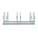 3-Bike Floor Bike Stand-Silver |