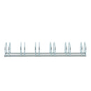 6-Bike Floor Parking Stand Rack or Wall Mount Bicycle Cycle Storage Locking Holder Steel Pipe-Silver