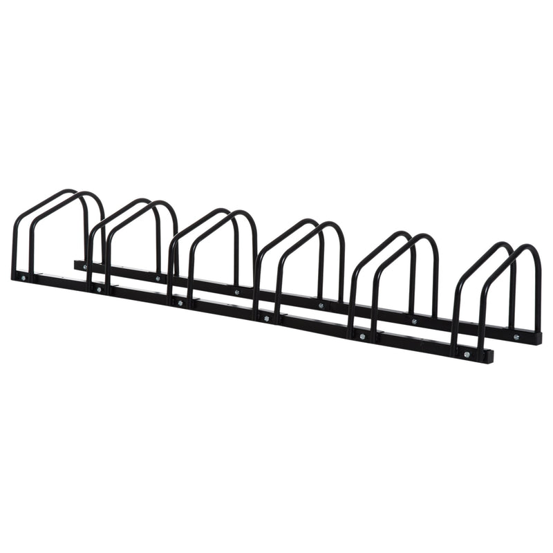 Bike Rack, 160Lx33Wx27H cm, Steel-Black