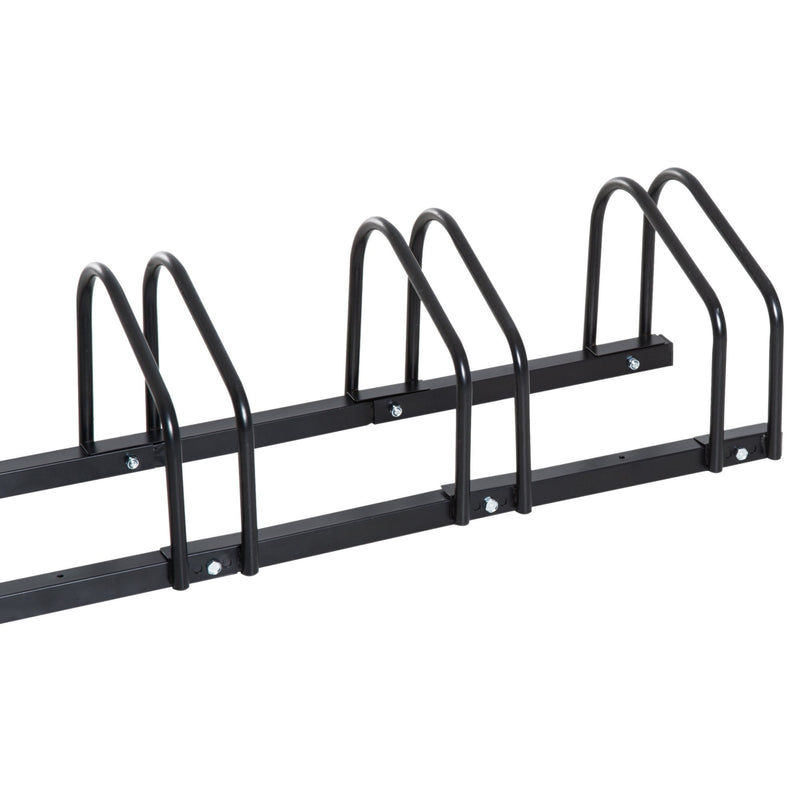 Bike Rack, 160Lx33Wx27H cm, Steel-Black