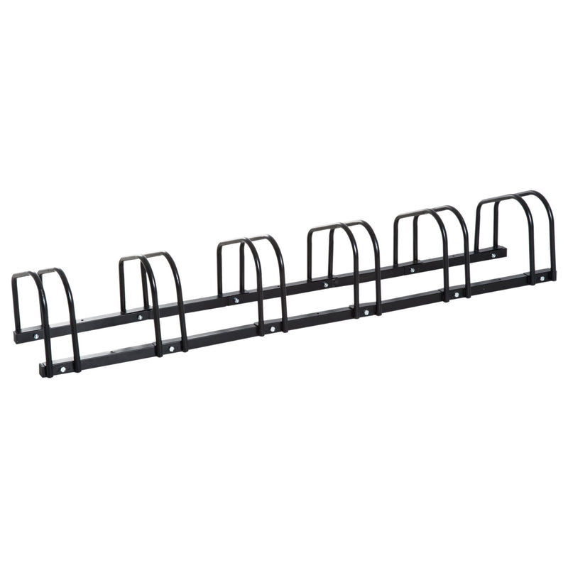 Bike Rack, 160Lx33Wx27H cm, Steel-Black