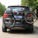 Foldable 3-Bike Carrier Rack-Black/Red