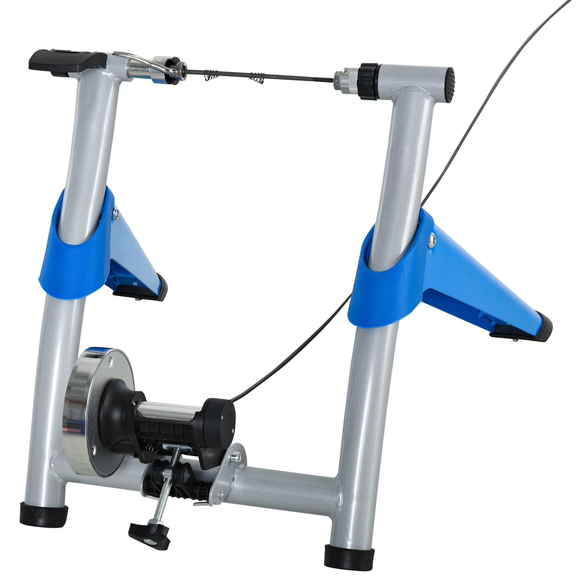 Frame Rod Trainer Steel 8-Level Indoor Stationary Bike Trainer Frame Bike Rack Exercises