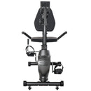 Exercise Training and Workout Stationary Cycling Bike, Pad Holder with LCD Monitor - Black