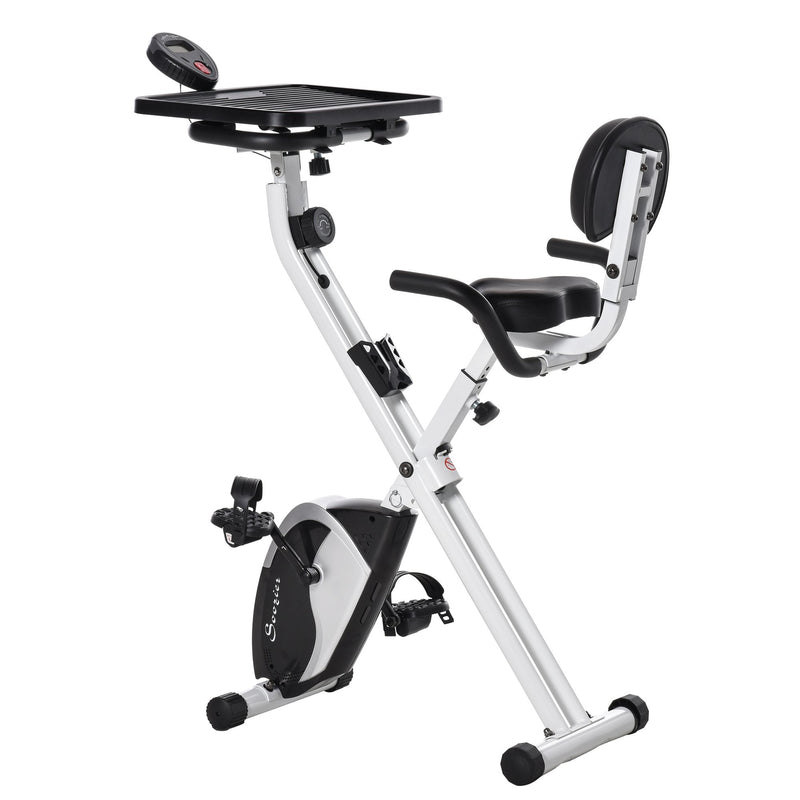 Indoor Magnetic Exercise Bike 8-Level Adjustable Magnetic Resistance C