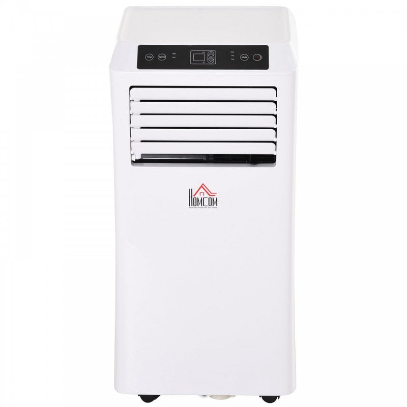 Homcom 10000BTU Portable ABS Air Conditioner w/ Remote Contro lA Energy Efficiency  White